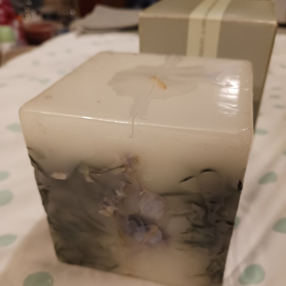 NEW! VINTAGE 2001 HERBAL LIFE SENSORY GARDEN SCENTED CANDLE